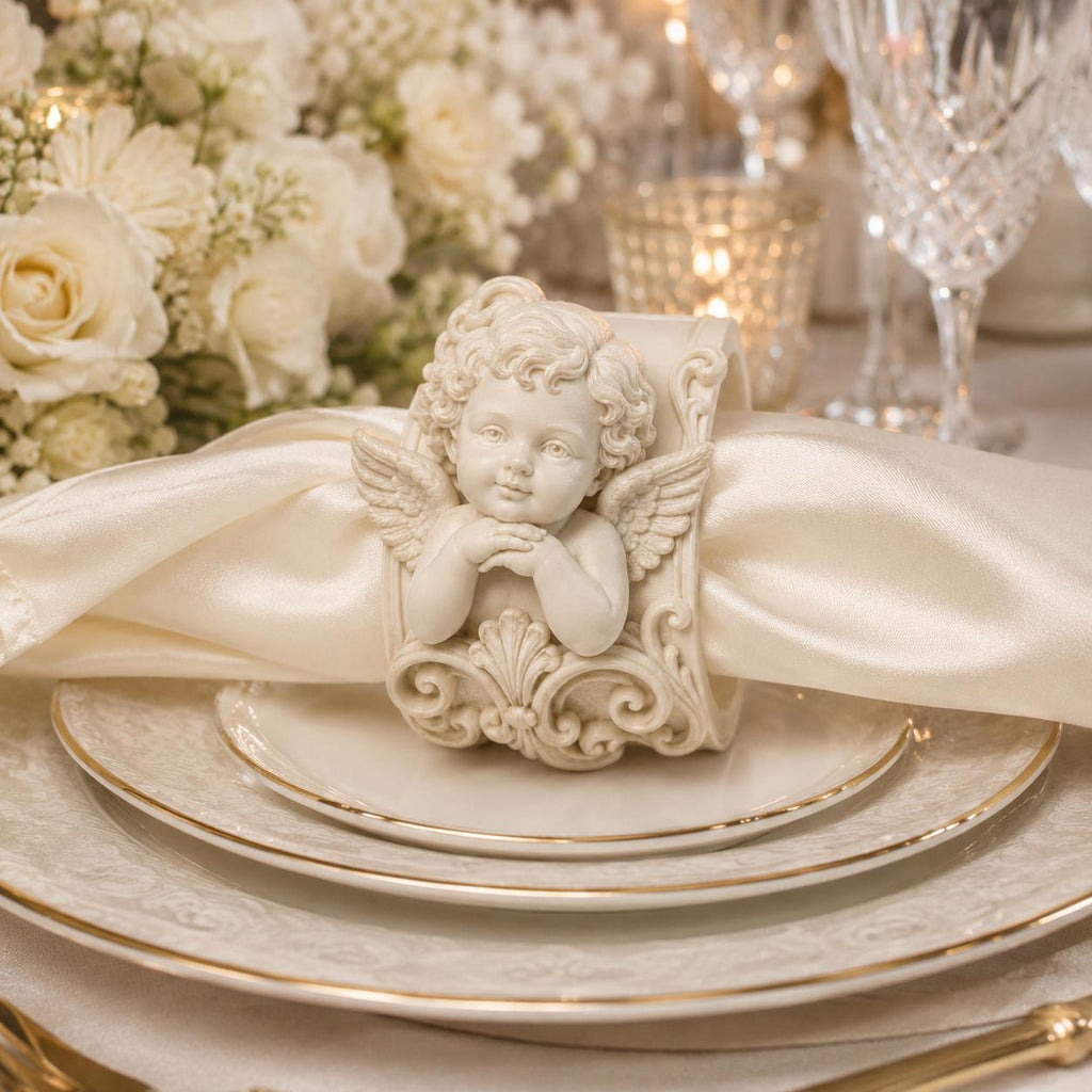Cherub Napkin Ring Holder