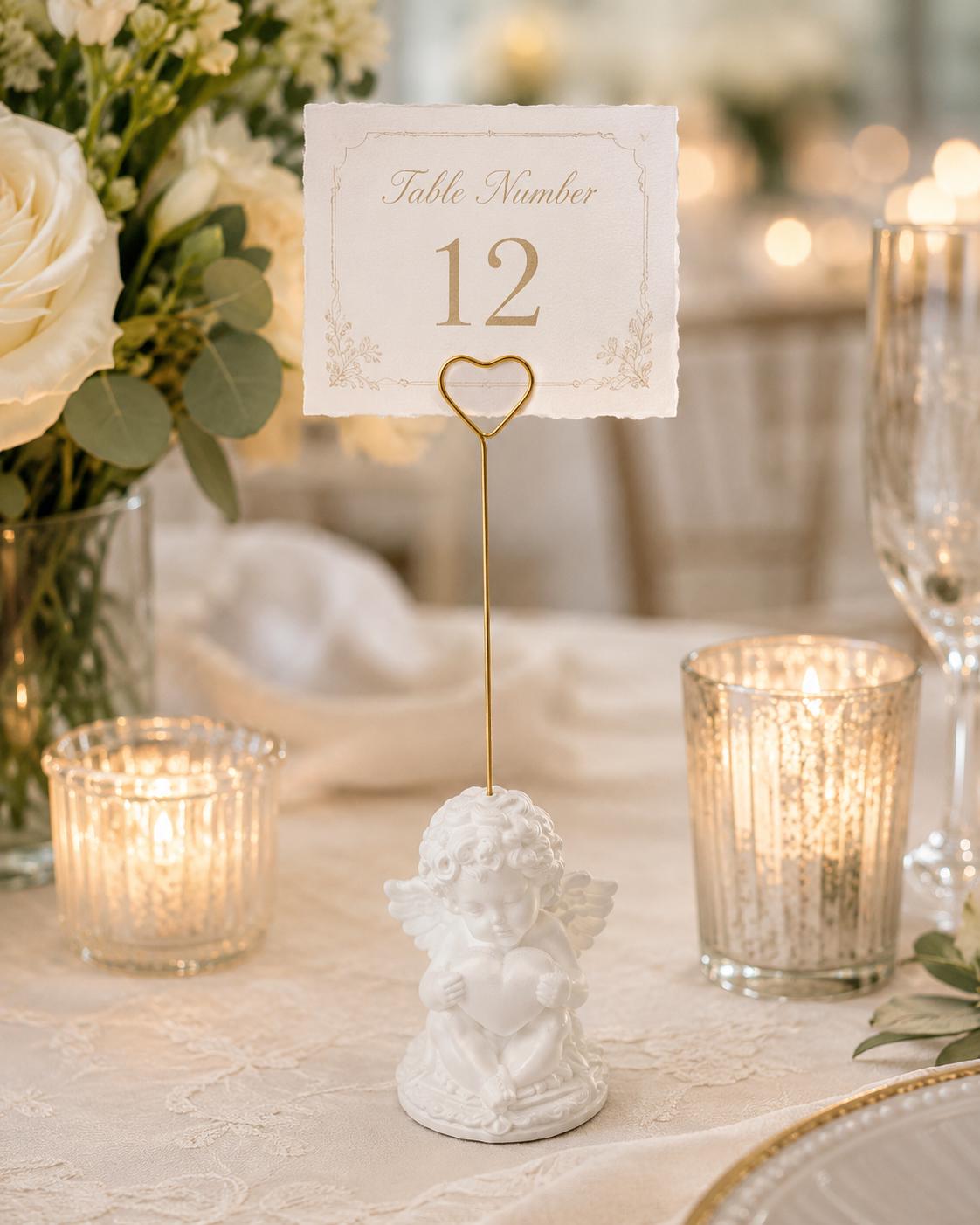 Cherub Table Card Holder