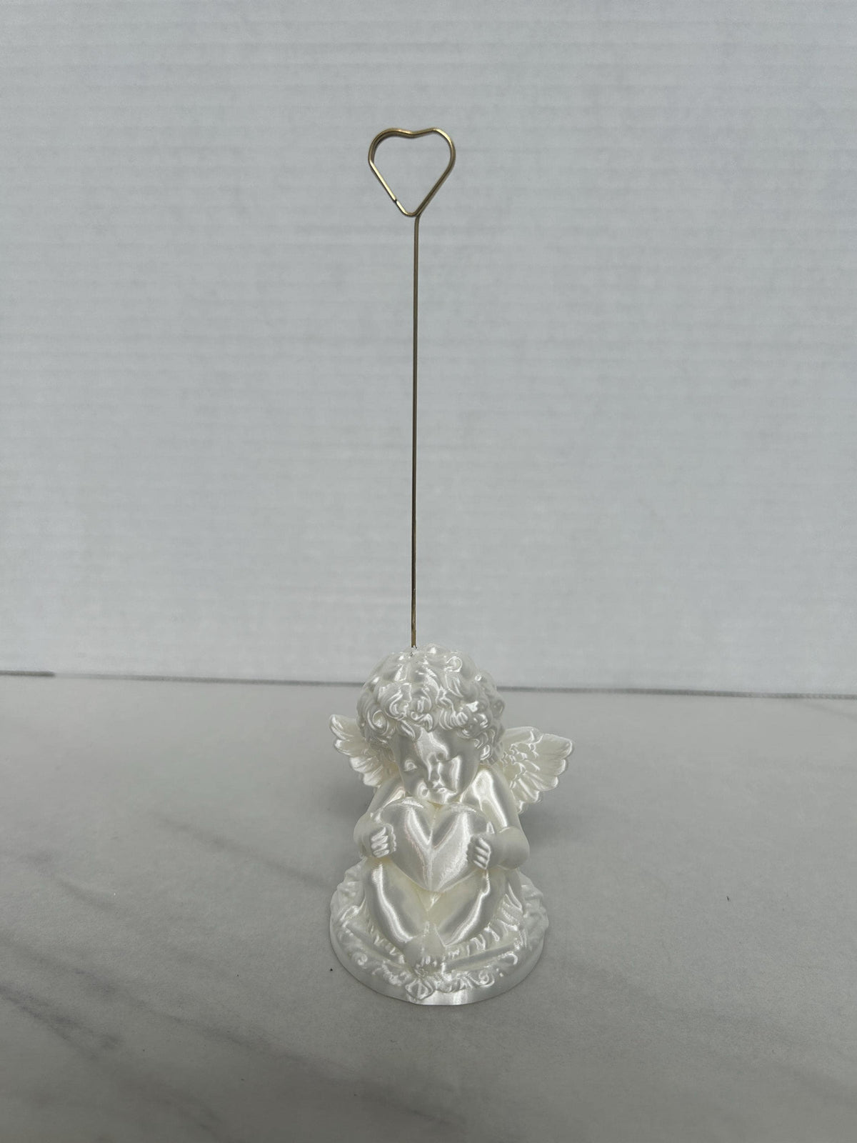 Premium Cherub Table Card Holder