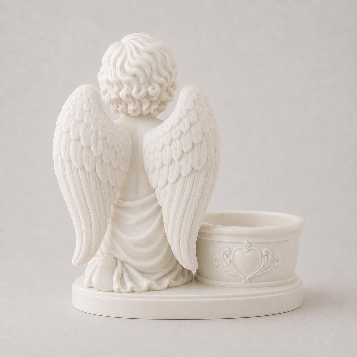 Praying Cherub Floral Holder