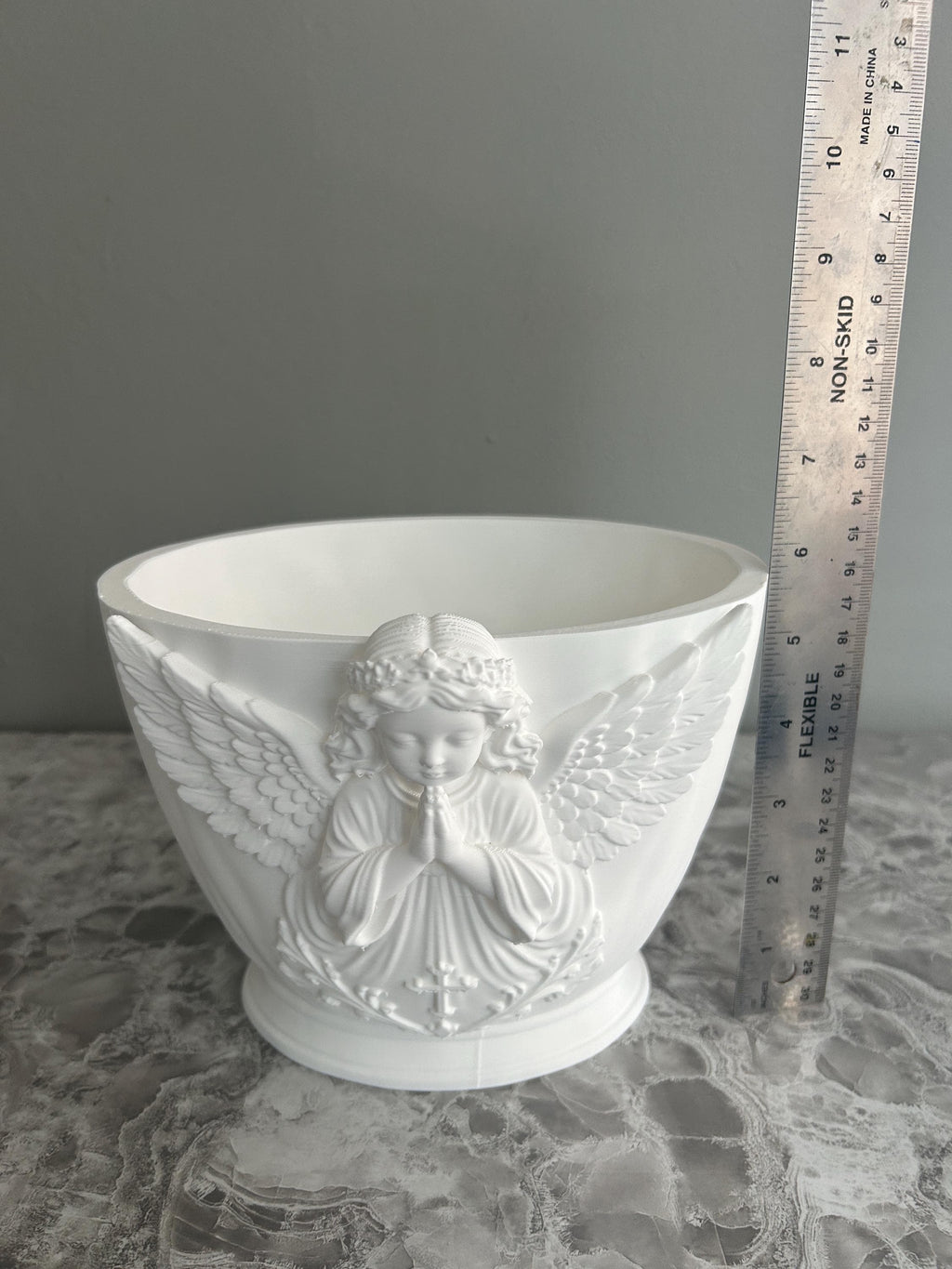 3-Piece Cherub Angel Floral Holder Set