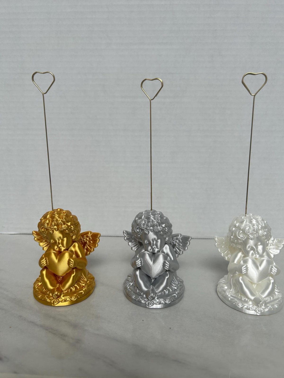 Premium Cherub Table Card Holder