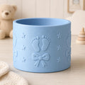 Baby Boy Blue Floral Holder