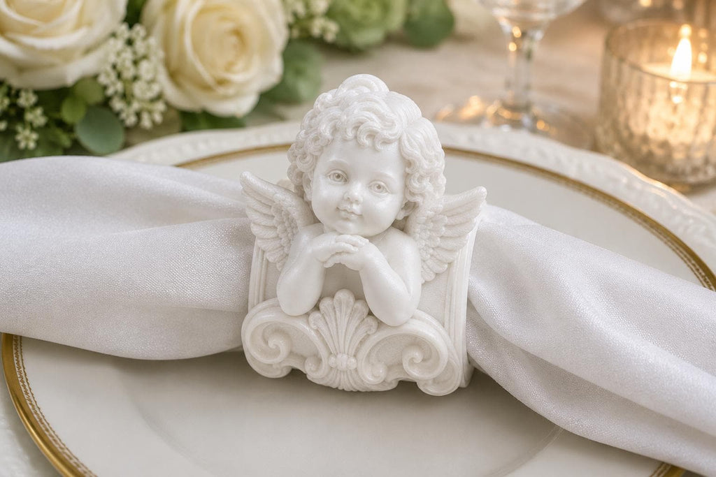 Cherub Napkin Ring Holder