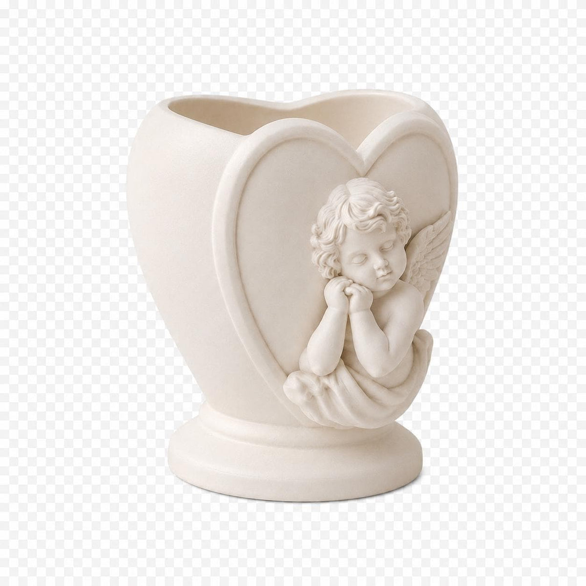 Cherub Heart Floral Arrangement Centerpiece