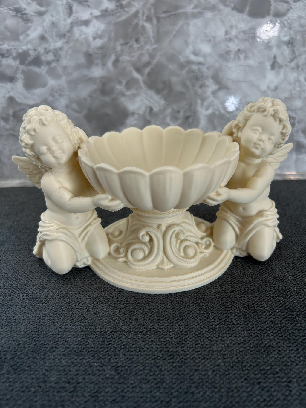 Cherub Floral Bowl Centerpiece