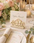Floral Table Card Holder