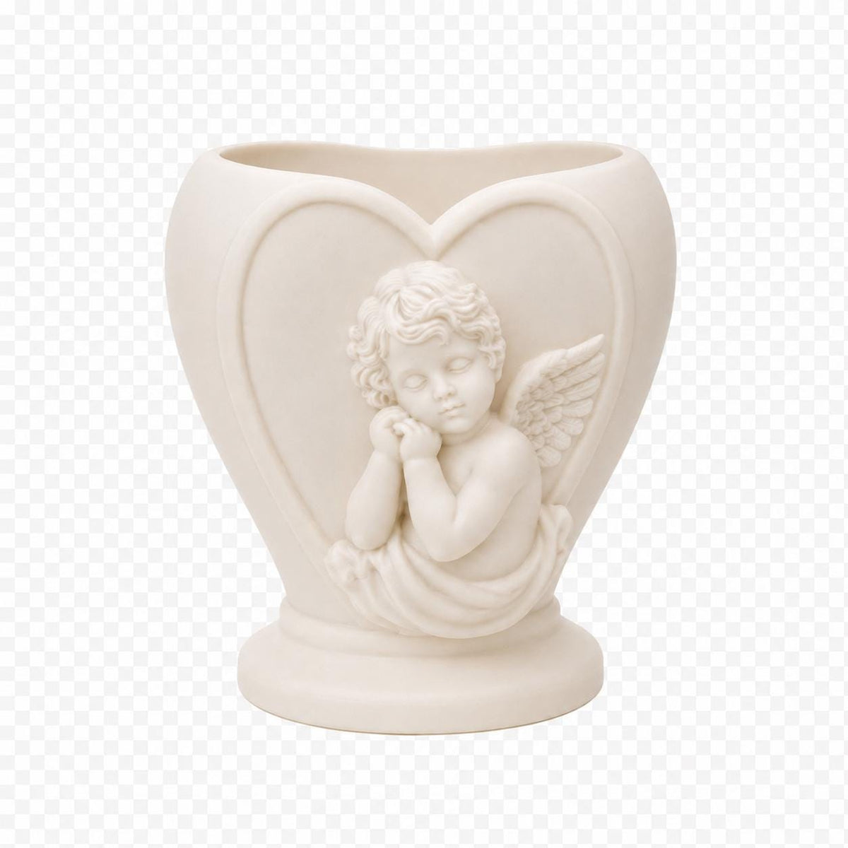 Cherub Heart Floral Arrangement Centerpiece