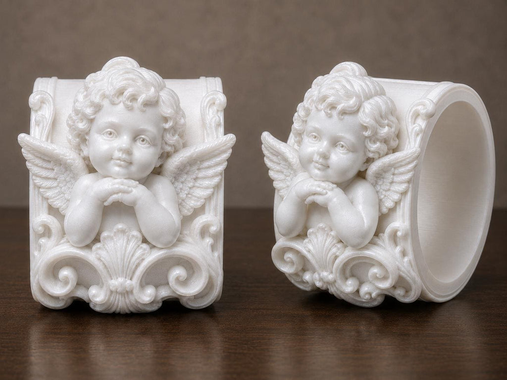 Premium Cherub Napkin Ring Holder
