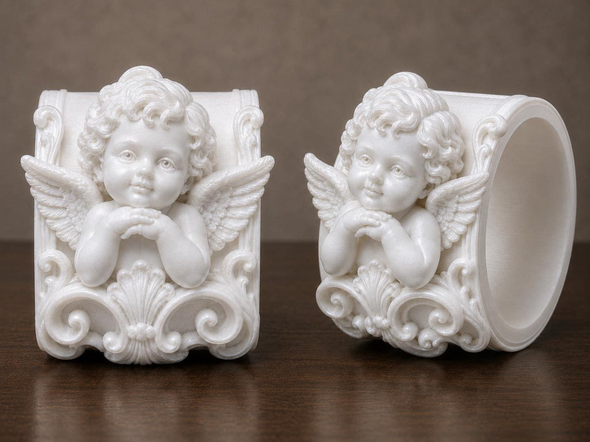 Premium Cherub Napkin Ring Holder