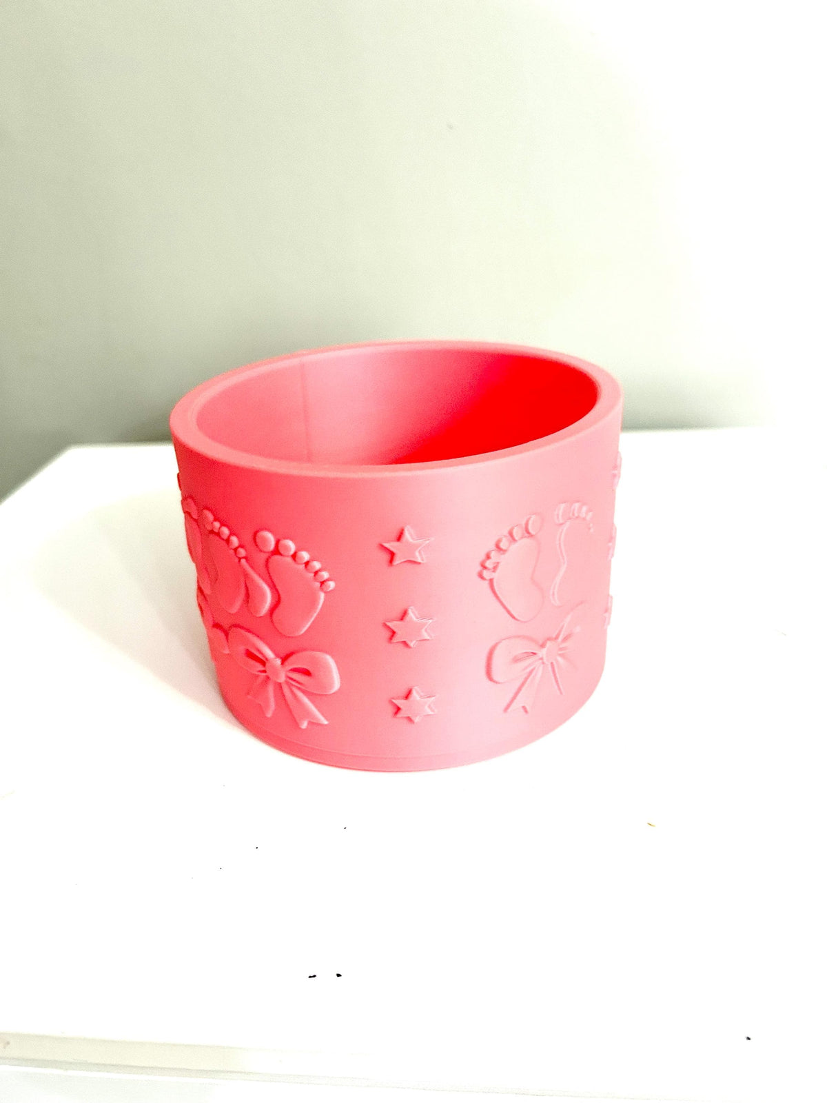 Baby Girl Pink Floral Holder
