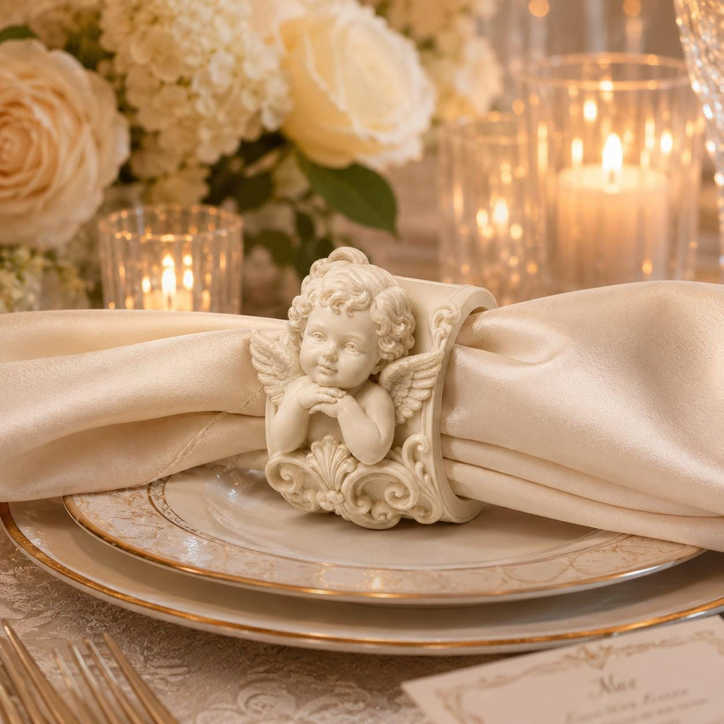 Cherub Napkin Ring Holder