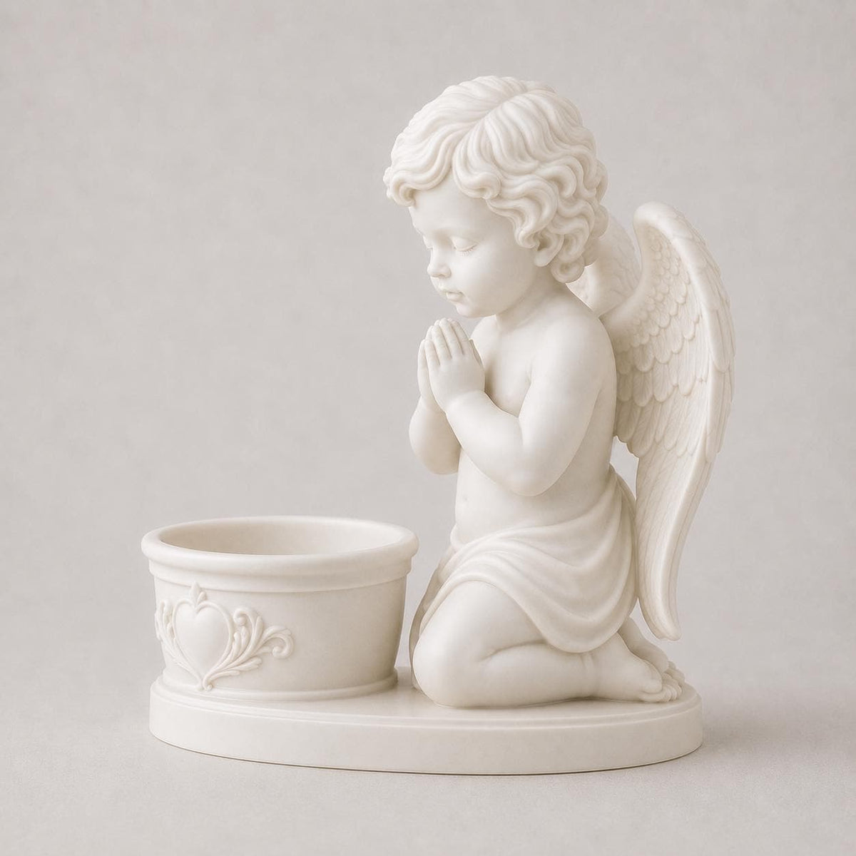 Praying Cherub Floral Holder